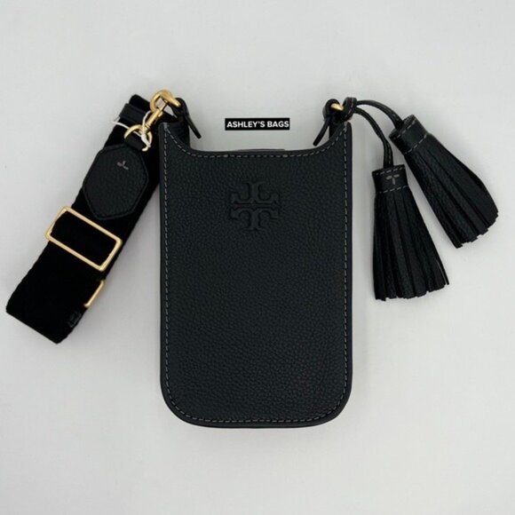 Tory Burch Thea Cellphone Crossbody In Black - Picture 2 of 10